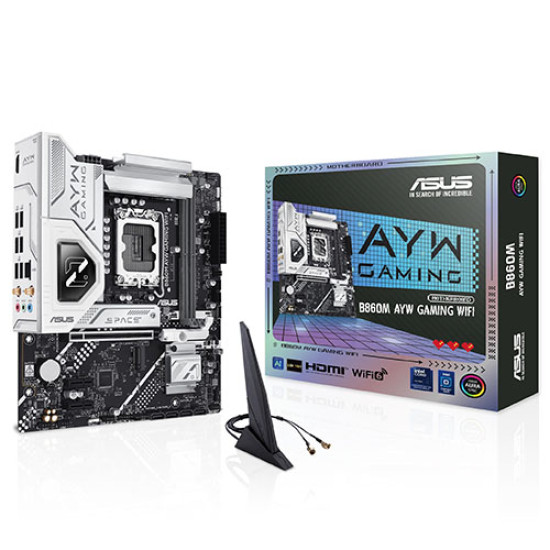 Asus B860M AYW Gaming WIFI DDR5 Intel Motherboard Asus B860M AYW Gaming WIFI DDR5 Intel Motherboard