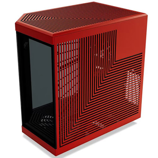 HYTE Y70 touch Infinite Dual Chamber ATX Mid tower Modern Aesthetic Case Red Black (CS-HYTE-Y70TI-RB) HYTE Y70 touch Infinite Dual Chamber ATX Mid tower Modern Aesthetic Case Red Black (CS-HYTE-Y70TI-RB)