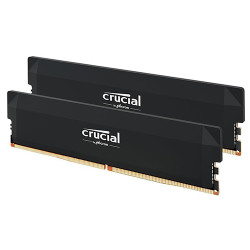 Crucial Pro DDR5-6400 32GB Kit (16GBx2) UDIMM Black (CP2K16G64C38U5B) Crucial Pro DDR5-6400 32GB Kit (16GBx2) UDIMM Black (CP2K16G64C38U5B)