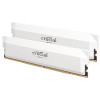 Crucial Pro DDR5-6400 32GB Kit (16GBx2) UDIMM White (CP2K16G64C38U5W)