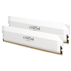Crucial Pro DDR5-6400 32GB Kit (16GBx2) UDIMM White (CP2K16G64C38U5W) Crucial Pro DDR5-6400 32GB Kit (16GBx2) UDIMM White (CP2K16G64C38U5W)