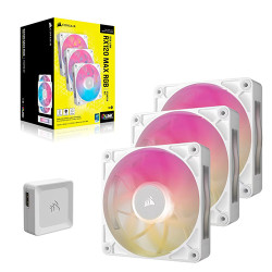 Corsair iCUE LINK RX120 MAX RGB 120mm PWM Thick Fans Starter Kit White (CO-9051038-WW) Corsair iCUE LINK RX120 MAX RGB 120mm PWM Thick Fans Starter Kit White (CO-9051038-WW)