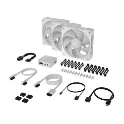 Corsair iCUE LINK RX120 MAX RGB 120mm PWM Thick Fans Starter Kit White (CO-9051038-WW) Corsair iCUE LINK RX120 MAX RGB 120mm PWM Thick Fans Starter Kit White (CO-9051038-WW)