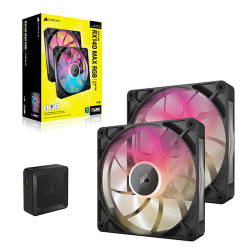 Corsair iCUE LINK RX140 MAX RGB 140mm PWM Thick Fans Starter Kit Black (CO-9051036-WW) Corsair iCUE LINK RX140 MAX RGB 140mm PWM Thick Fans Starter Kit Black (CO-9051036-WW)