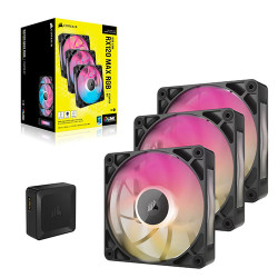 Corsair iCUE LINK RX120 MAX RGB 120mm PWM Thick Fans Starter Kit Black (CO-9051034-WW) Corsair iCUE LINK RX120 MAX RGB 120mm PWM Thick Fans Starter Kit Black (CO-9051034-WW)