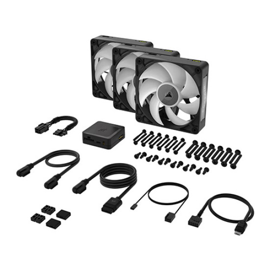 Corsair iCUE LINK RX120 MAX RGB 120mm PWM Thick Fans Starter Kit Black (CO-9051034-WW) Corsair iCUE LINK RX120 MAX RGB 120mm PWM Thick Fans Starter Kit Black (CO-9051034-WW)