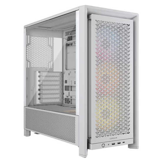 Corsair FRAME 4000D RS ARGB Modular Mid-Tower PC Case White (CC-9011297-WW)