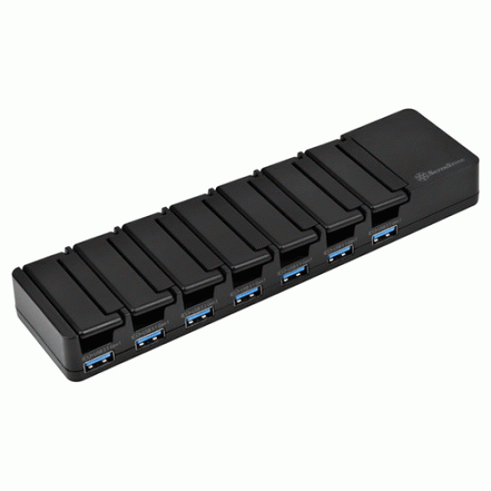 SilverStone UC03-PRO 7 Port USB Charging Station