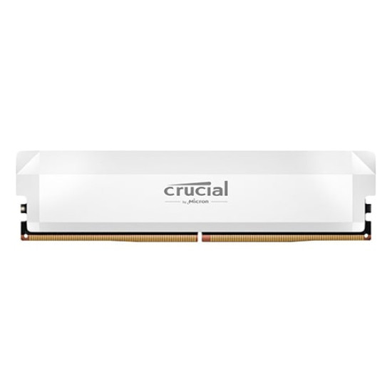 Crucial 16GB DDR5 6400Mhz Pro Overclocking CL38 UDIMM White (CP16G64C38U5W) Crucial 16GB DDR5 6400Mhz Pro Overclocking CL38 UDIMM White (CP16G64C38U5W)