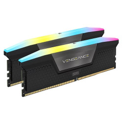 Corsair VENGEANCE RGB 96GB (2x48GB) DDR5 DRAM 6000MHz CL30 Memory Kit Black (CMH96GX5M2B6000Z30) Corsair VENGEANCE RGB 96GB (2x48GB) DDR5 DRAM 6000MHz CL30 Memory Kit Black (CMH96GX5M2B6000Z30)
