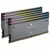 Corsair DOMINATOR TITANIUM RGB 32GB (2x16GB) DDR5 DRAM 6000MHz CL30 Memory Kit Grey (CMP32GX5M2B6000Z30)