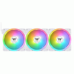 Themaltake SWAFAN EX12 ARGB Sync PC Cooling Fan White TT Premium Edition 3-Fan Pack (CL-F169-PL12SW-A)