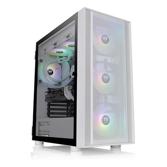 Thermaltake H570 TG ARGB Snow Mid Tower Chassis (CA-1T9-00M6WN-01)