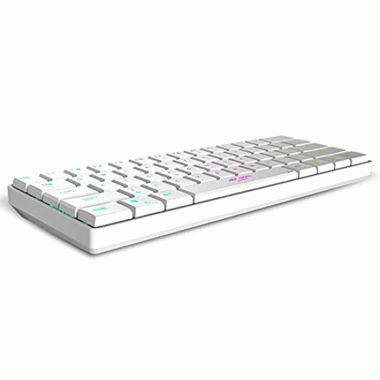 Ant Esports MK1500 BT Retro Wireless RGB Membrane Gaming Keyboard - White Ant Esports MK1500 BT Retro Wireless RGB Membrane Gaming Keyboard - White