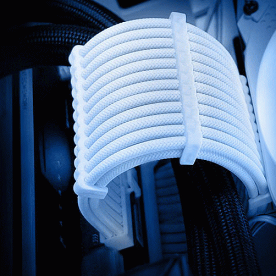 Antec PSU Sleeved Extension Cable Kit V2 White (PSUSCW30-102-W) Antec PSU Sleeved Extension Cable Kit V2 White (PSUSCW30-102-W)