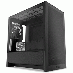 NZXT H3 Flow Micro-ATX Mid-Tower Computer Case Black (CC-H31FB-01)
