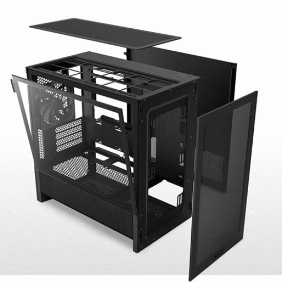 NZXT H3 Flow Micro-ATX Mid-Tower Computer Case Black (CC-H31FB-01) NZXT H3 Flow Micro-ATX Mid-Tower Computer Case Black (CC-H31FB-01)
