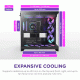NZXT H9 Flow RGB Dual-Chamber Mid-Tower ATX Case Black (CM-H92FB-R1)