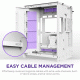 NZXT H9 Flow RGB Dual-Chamber Mid-Tower ATX Case White (CM-H92FW-R1)