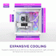 NZXT H9 Flow RGB Dual-Chamber Mid-Tower ATX Case White (CM-H92FW-R1)