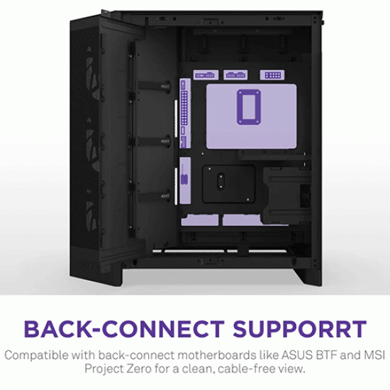 NZXT H9 Flow RGB+ Dual-Chamber Mid-Tower ATX Case Black (CM-H92FB-P1) NZXT H9 Flow RGB+ Dual-Chamber Mid-Tower ATX Case Black (CM-H92FB-P1)