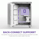 NZXT H9 Flow RGB+ Dual-Chamber Mid-Tower ATX Case White (CM-H92FW-P1)