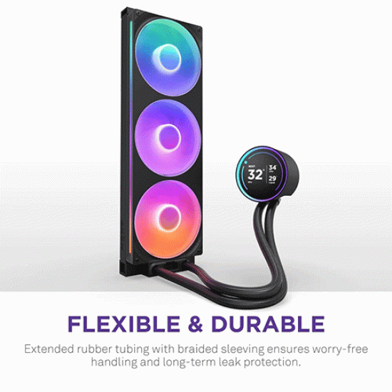 NZXT Kraken Elite 420 RGB AIO Liquid Cooler Black (RL-KR42E-B2) NZXT Kraken Elite 420 RGB AIO Liquid Cooler Black (RL-KR42E-B2)
