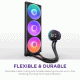 NZXT Kraken Elite 420 RGB AIO Liquid Cooler Black (RL-KR42E-B2)