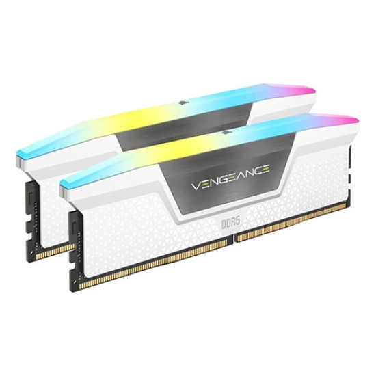 Corsair VENGEANCE RGB DDR5 32GB (2 x 16GB) DDR5 6000 WHITE (CMH32GX5M2B6000Z30W) Corsair VENGEANCE RGB DDR5 32GB (2 x 16GB) DDR5 6000 WHITE (CMH32GX5M2B6000Z30W)