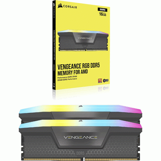 Corsair VENGEANCE RGB DDR5 32GB (2 x 16GB) DDR5 6000 GREY (CMH32GX5M2B6000Z30K) Corsair VENGEANCE RGB DDR5 32GB (2 x 16GB) DDR5 6000 GREY (CMH32GX5M2B6000Z30K)