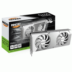 Inno3D GeForce RTX 5070 TWIN X2 OC White 12GB GDDR7 (N50702-12D7X-195064W)