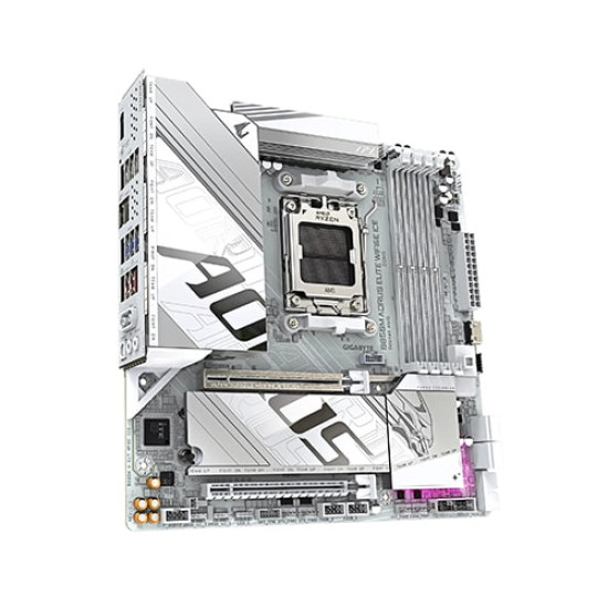 Gigabyte B850M AORUS ELITE WIFI6E ICE DDR5 AMD Motherboard Gigabyte B850M AORUS ELITE WIFI6E ICE DDR5 AMD Motherboard