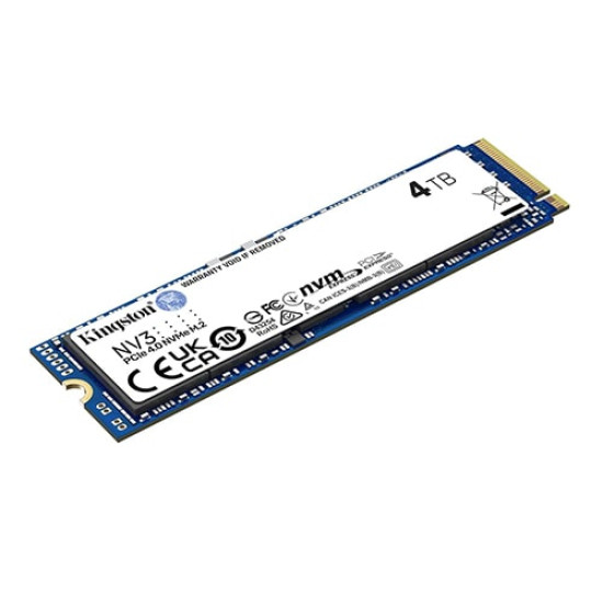 Kingston NV3 4TB M.2 2280 NVMe SSD Kingston NV3 4TB M.2 2280 NVMe SSD