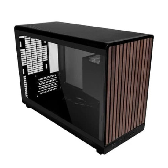 Lian Li A3-mATX Wood Black Mini Tower Cabinet With Glass Side Panel (G99.A3X-WDG.IN) Lian Li A3-mATX Wood Black Mini Tower Cabinet With Glass Side Panel (G99.A3X-WDG.IN)