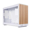 Lian Li A3-mATX Wood White Mini Tower Cabinet With Glass Side Panel (G99.A3W-WDG.IN)