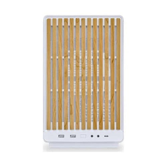 Lian Li A3-mATX Wood White Mini Tower Cabinet With Glass Side Panel (G99.A3W-WDG.IN) Lian Li A3-mATX Wood White Mini Tower Cabinet With Glass Side Panel (G99.A3W-WDG.IN)