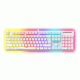 Ant Esports MK3400 Pro V3 White Mechanical Gaming Keyboard with Red Switches