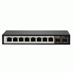 D-Link 8GE POE + 2 SFP Uplink 120W Switch (DGS-F1010P-SE)