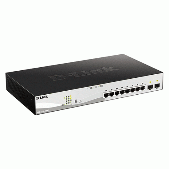 D-Link 10-Port Gigabit Smart Managed PoE Switch (DGS-1210-10MP) D-Link 10-Port Gigabit Smart Managed PoE Switch (DGS-1210-10MP)
