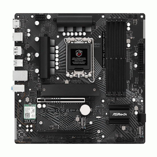 ASRock B760M PG Lightning WiFi DDR5 Intel Motherboard ASRock B760M PG Lightning WiFi DDR5 Intel Motherboard