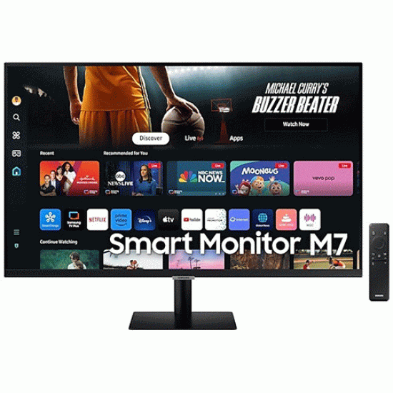Samsung M7 32 inch UHD 4K LED Smart Black LED Monitor (LS32DM700UWXXL) Samsung M7 32 inch UHD 4K LED Smart Black LED Monitor (LS32DM700UWXXL)