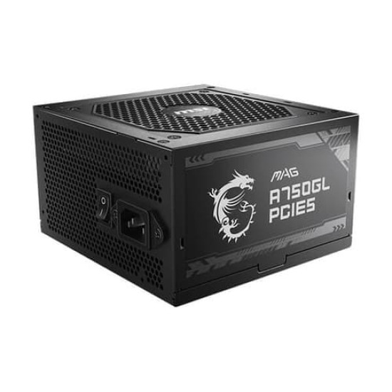 MSI MAG A750GL PCIE5 ATX 3.1 80 Plus Gold Modular PSU	