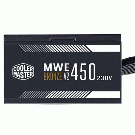 Cooler Master MWE 450 Bronze V2 230V 80 Plus Bronze Certified Power Supply Unit (MPE-4501-ACABW-BIN) Cooler Master MWE 450 Bronze V2 230V 80 Plus Bronze Certified Power Supply Unit (MPE-4501-ACABW-BIN)