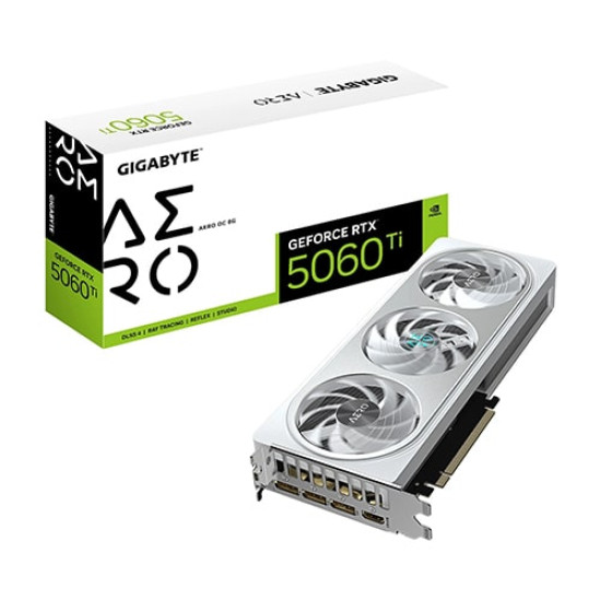 Gigabyte GeForce RTX 5060 Ti AERO OC 8GB GDDR7 (GV-N506TAERO OC-8GD) Gigabyte GeForce RTX 5060 Ti AERO OC 8GB GDDR7 (GV-N506TAERO OC-8GD)