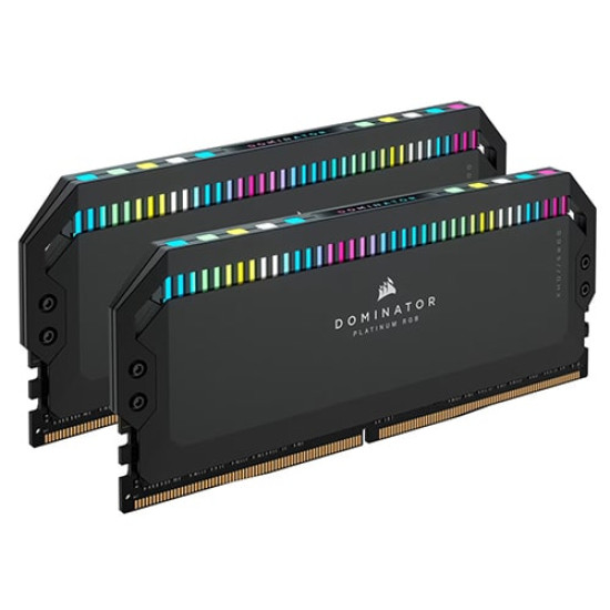 Corsair DOMINATOR PLATINUM RGB 64GB (2x32GB) DDR5 DRAM 6000MHz (CMT64GX5M2B6000Z30) Corsair DOMINATOR PLATINUM RGB 64GB (2x32GB) DDR5 DRAM 6000MHz (CMT64GX5M2B6000Z30)