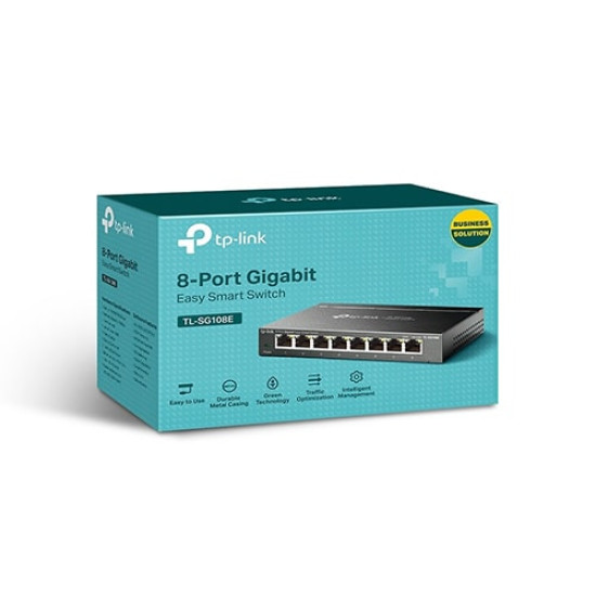 TP Link 8-Port Gigabit Easy Smart Switch (TL-SG108E) TP Link 8-Port Gigabit Easy Smart Switch (TL-SG108E)