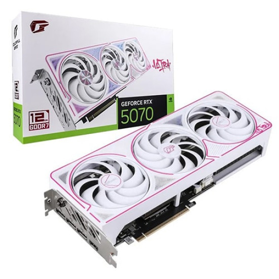 Colorful iGame GeForce RTX 5070 Ultra W OC 12GB-V GDDR7 (G-I5070-ULW-OC-V) Colorful iGame GeForce RTX 5070 Ultra W OC 12GB-V GDDR7 (G-I5070-ULW-OC-V)