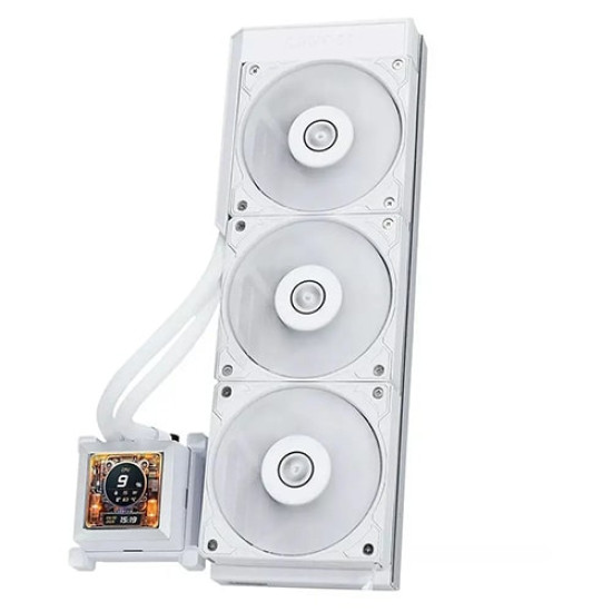 Lian Li HydroShift LCD 360S Liquid Cooler White (G89.GHSLCD36SW.IN)