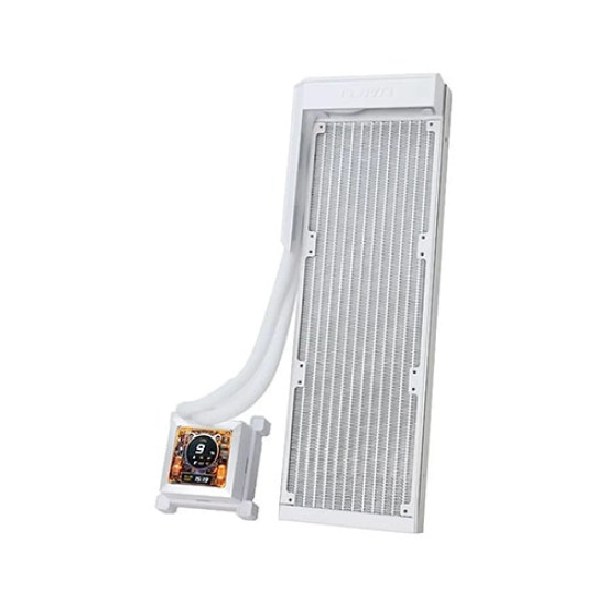 Lian Li Hydroshift LCD 360mm Fan less White CPU Liquid Cooler (G89.GHSLCD36NW.IN) Lian Li Hydroshift LCD 360mm Fan less White CPU Liquid Cooler (G89.GHSLCD36NW.IN)
