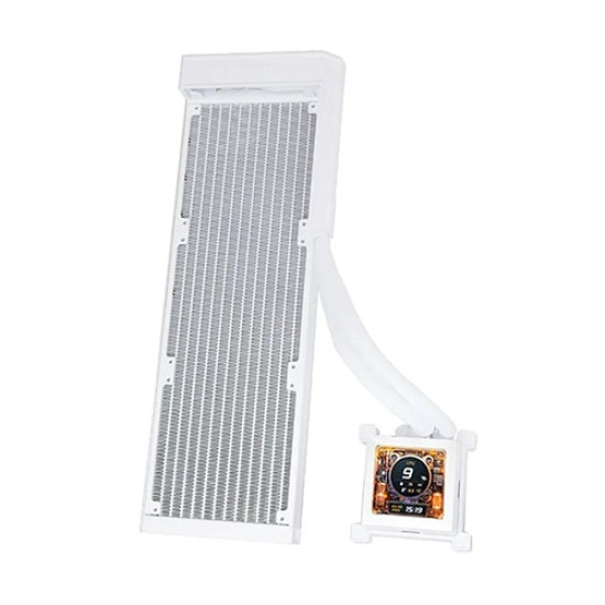 Lian Li Hydroshift LCD 360mm Fan less White CPU Liquid Cooler (G89.GHSLCD36NW.IN) Lian Li Hydroshift LCD 360mm Fan less White CPU Liquid Cooler (G89.GHSLCD36NW.IN)